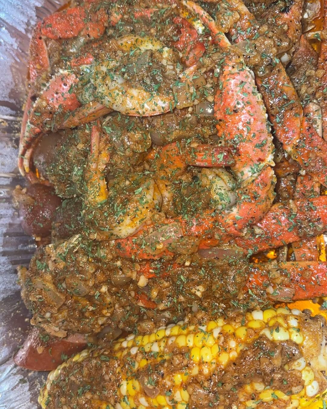 Snow Crab Cajun Butter Boil